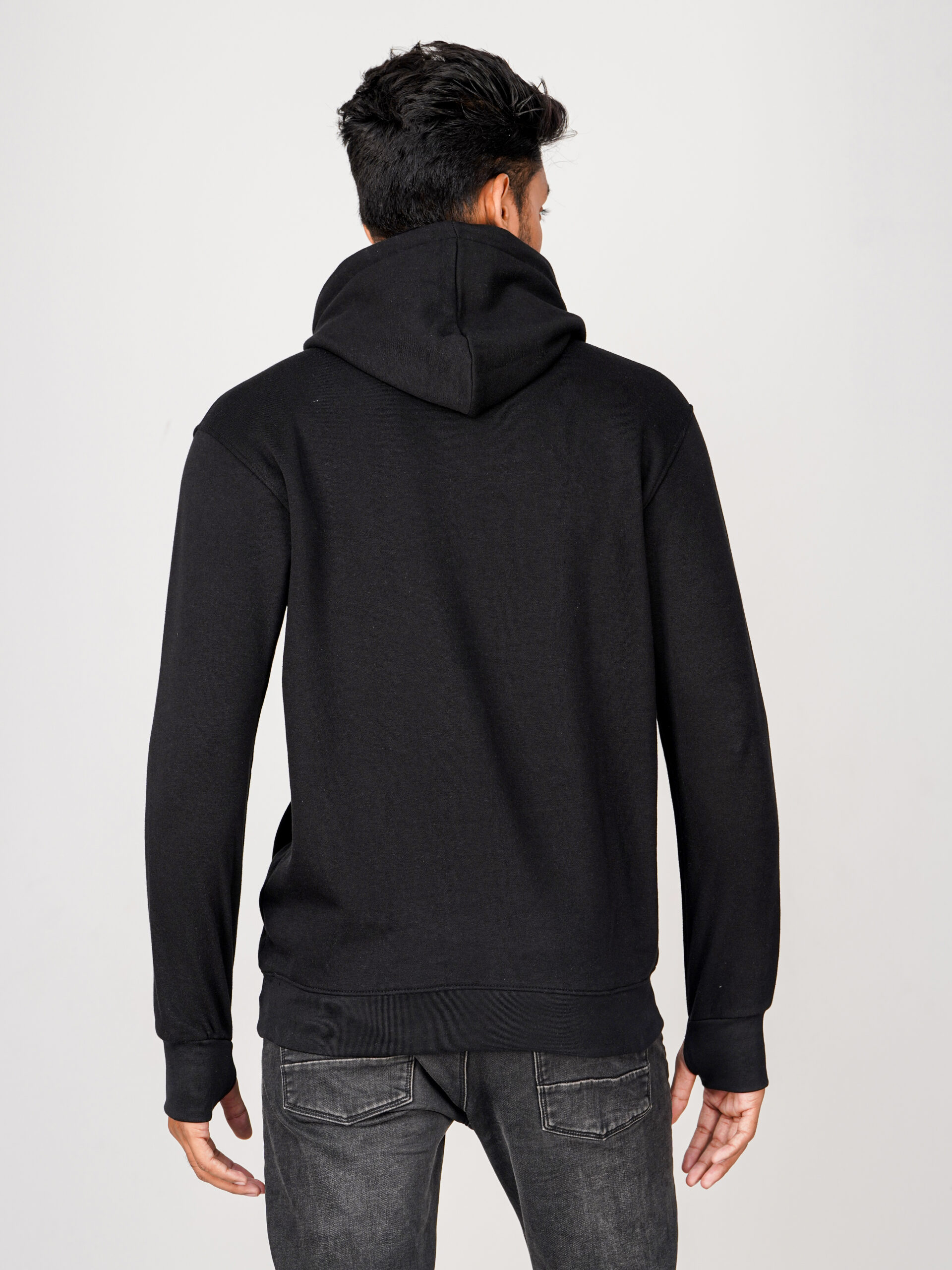 Hoodie-01 Black – Mens ApparelBD